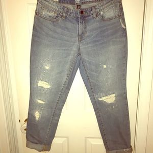GAP boyfriend distressed jeans